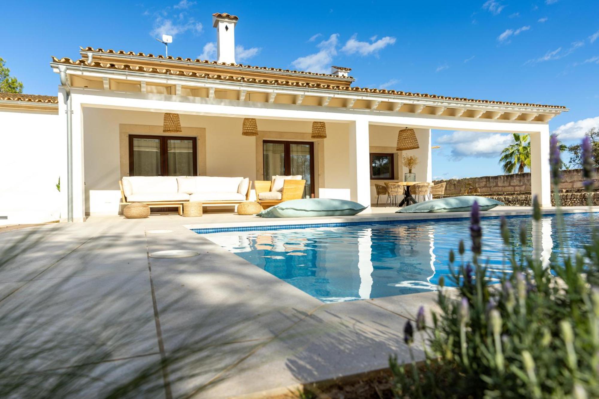Es Mirador De Vernissa Jacuzzi Sauna Y Piscina Santa Margalida Exterior foto